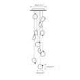 Charger l'image dans la visionneuse de la galerie, Mesh Glass Cluster Chandelier
