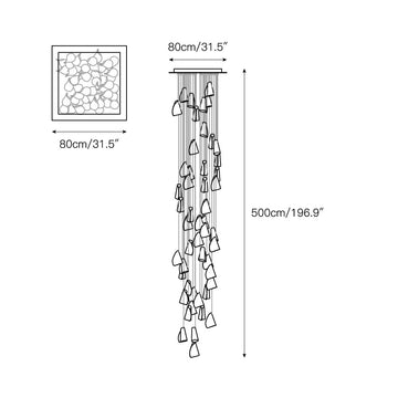 21 Thin Porcelain Pendant Lamp – detail 12 — Dimension drawings 10