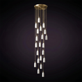 Load image into Gallery viewer, Figure Spanish Alabaster Pendant Light

