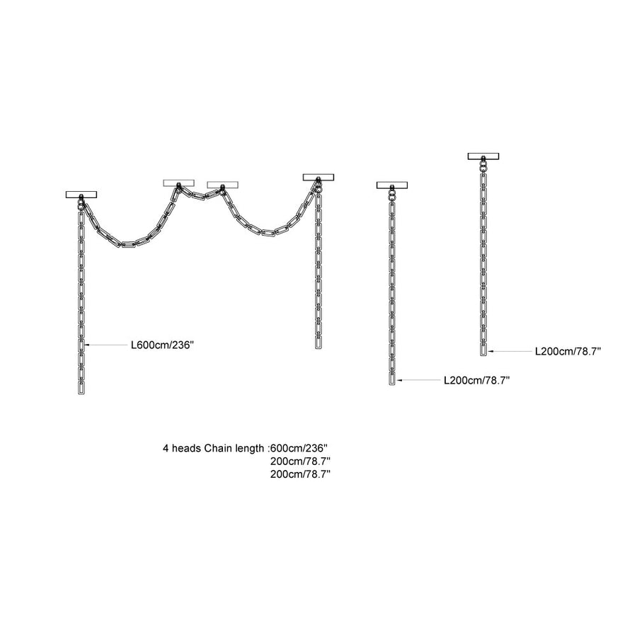 Payson Chain Alabaster Chandelier – detail 38 — Dimension drawings 7
