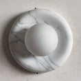 Load image into Gallery viewer, Orli White Marble Sconce
