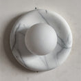 Load image into Gallery viewer, Orli White Marble Sconce
