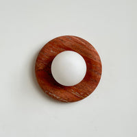Orli Travertine Marble Sconce – detail 8