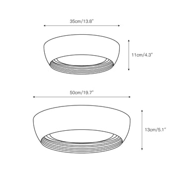 AFX Duncan Ceiling Light – detail 4 — Dimension drawings 1