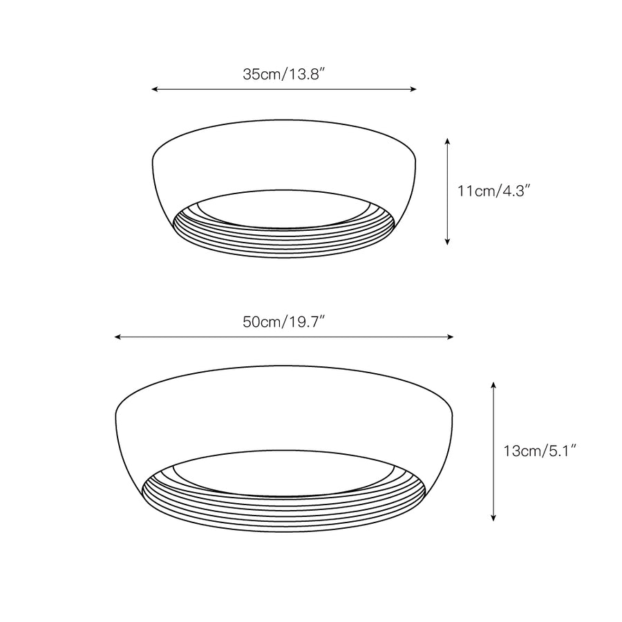 AFX Duncan Ceiling Light – detail 4 — Dimension drawings 1