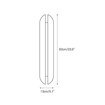 Aare Wall Lamp – detail 3 — Dimension drawings 1