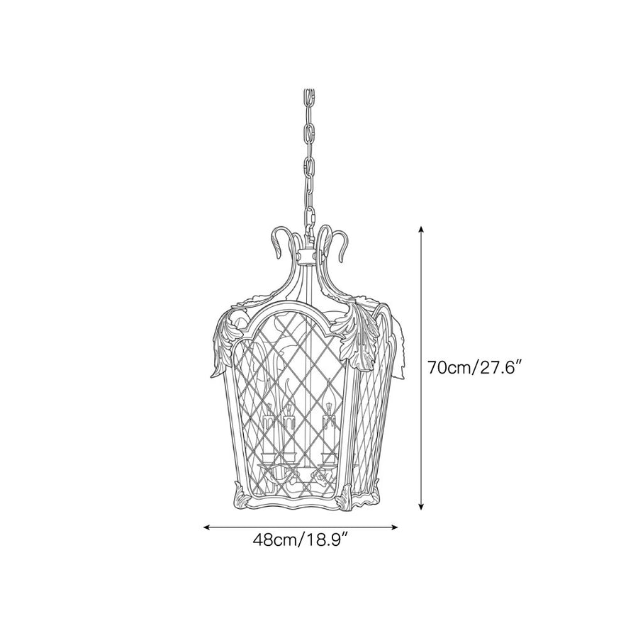 Acantha Pendant Lamp – detail 3 — Dimension drawings 1
