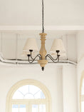 Load image into Gallery viewer, Adela Wood Chandelier
