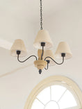 Load image into Gallery viewer, Adela Wood Chandelier
