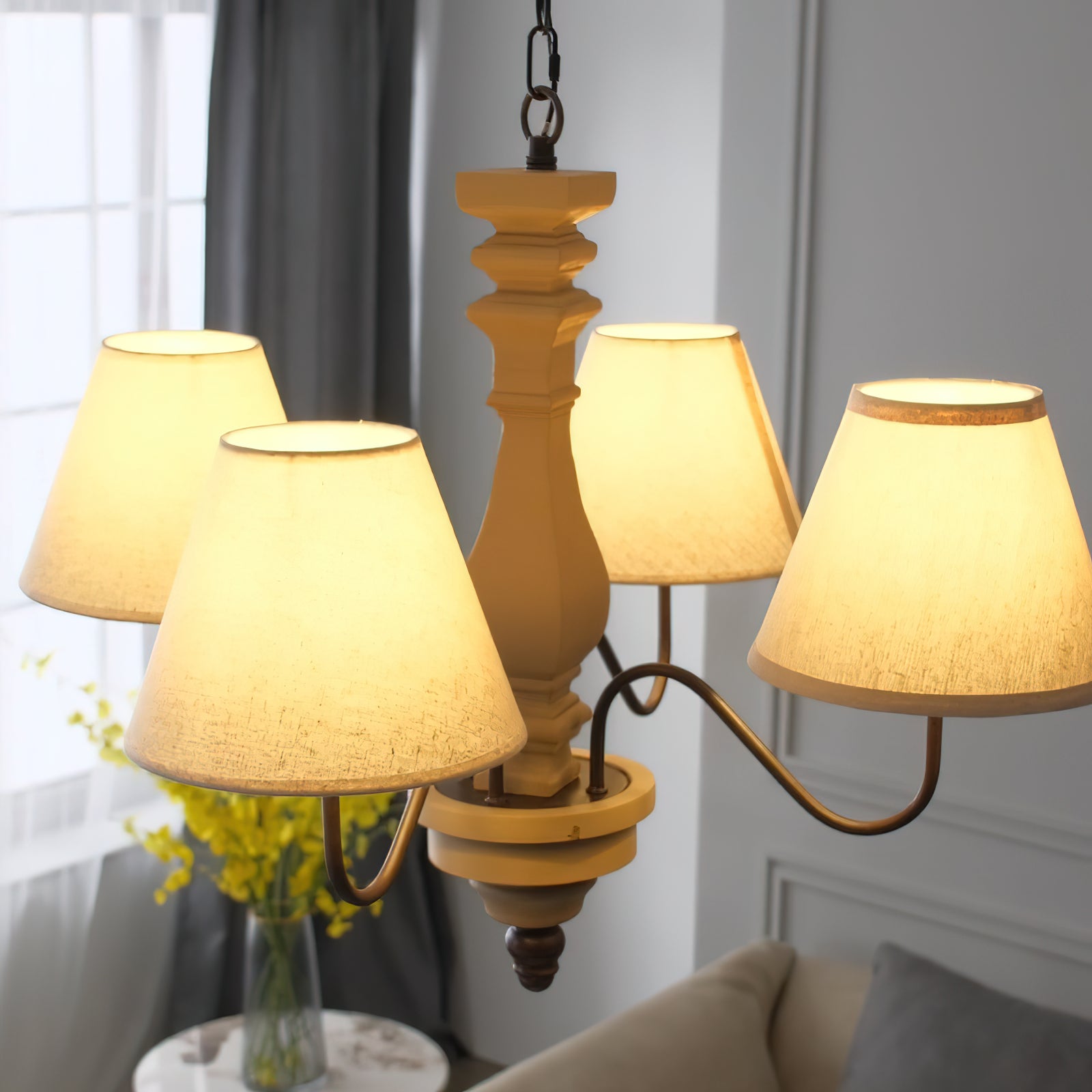 Lustre en bois Adela