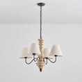 Load image into Gallery viewer, Adela Wood Chandelier
