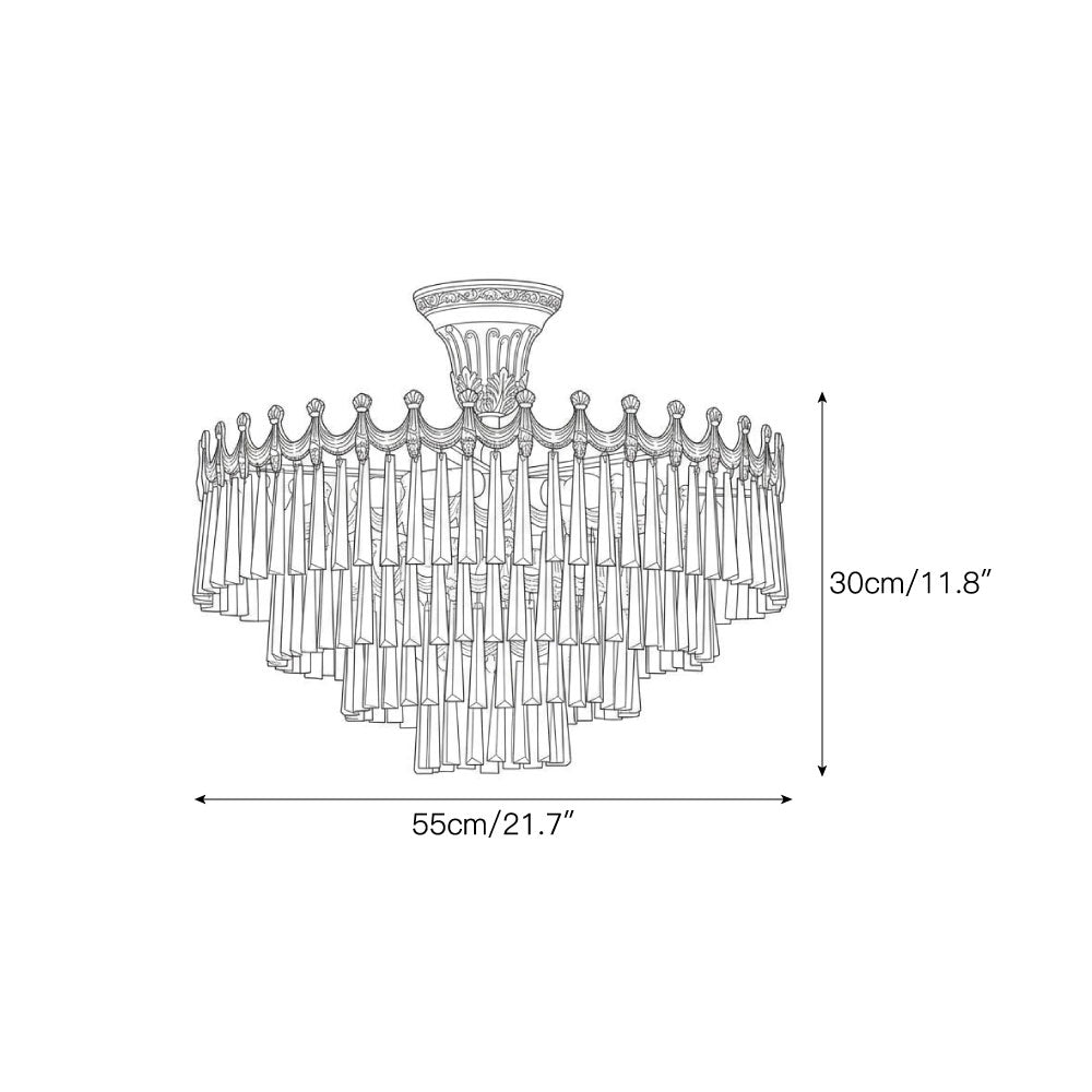 Adelaide Flush Mount Ceiling Light – detail 3