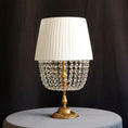 Load image into Gallery viewer, Adelia Crystal Table Lamp
