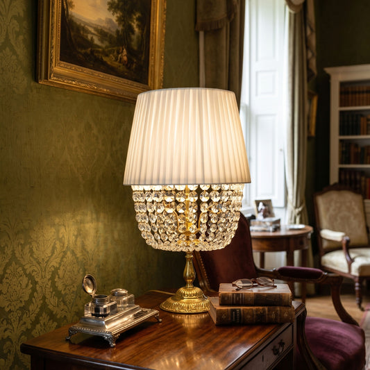 Adelia Crystal Table Lamp