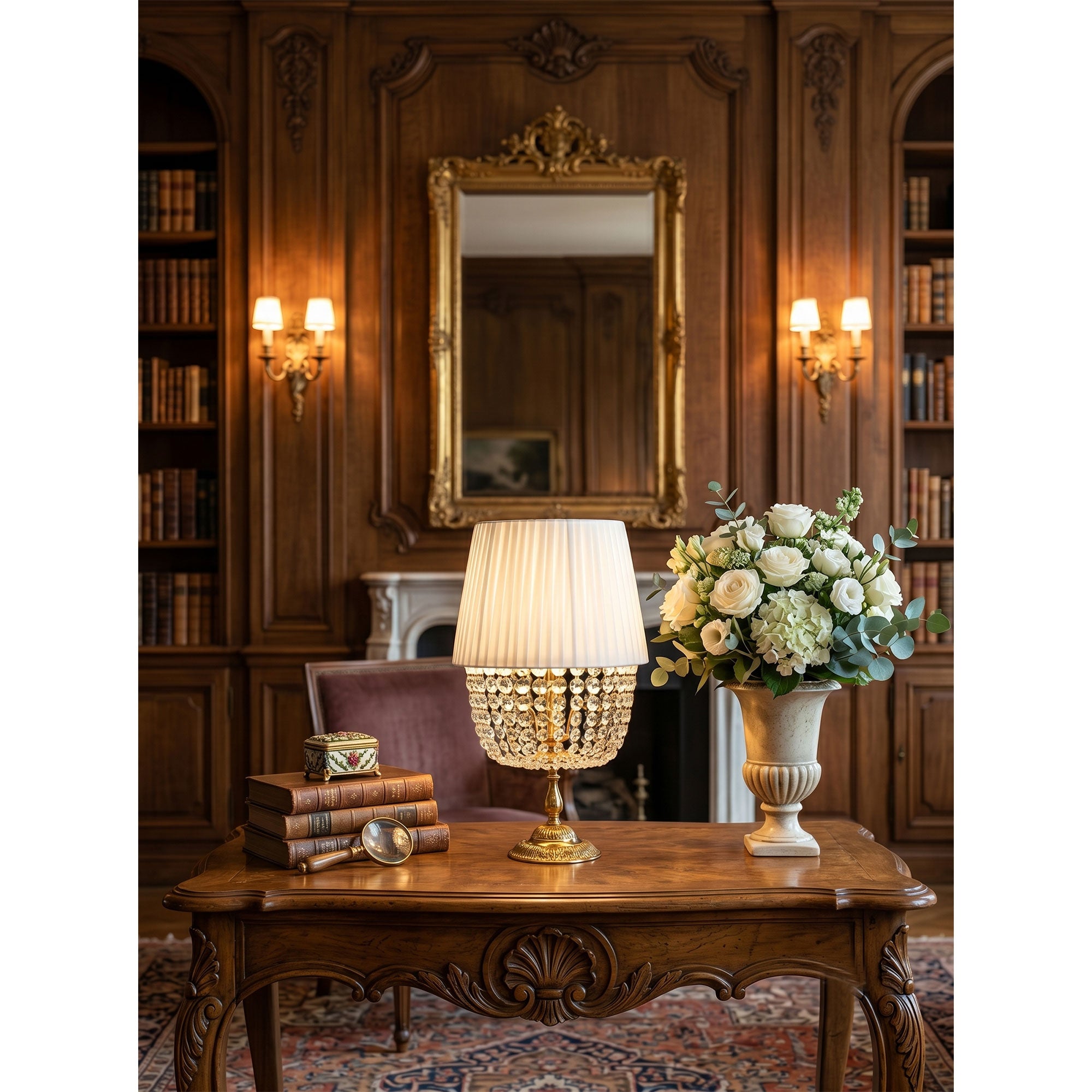 Adelia Crystal Table Lamp