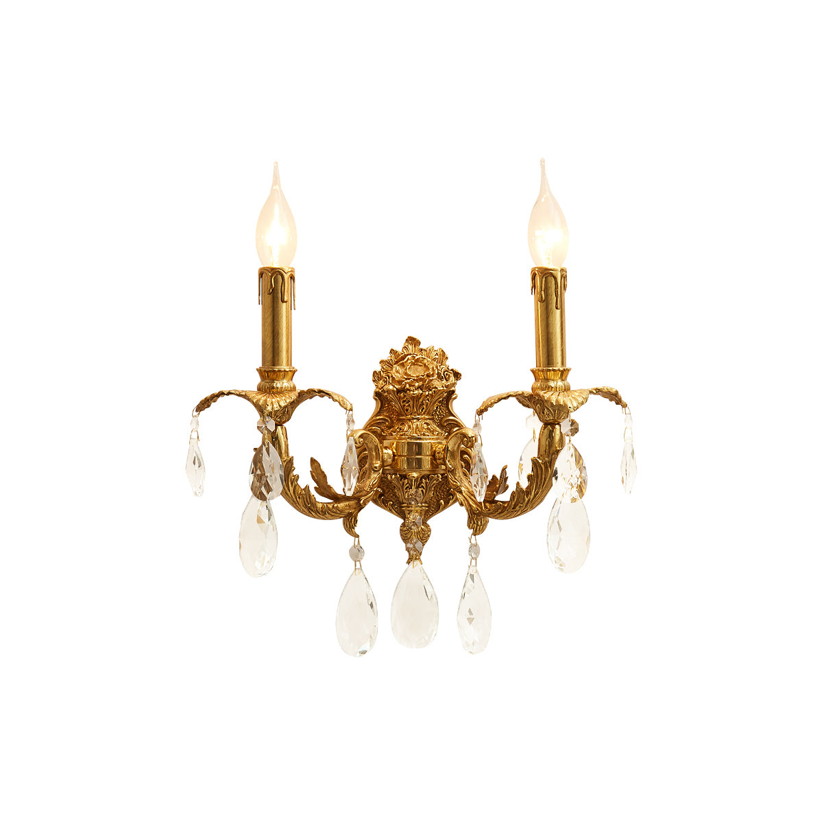 Adriana Brass Wall Lamp