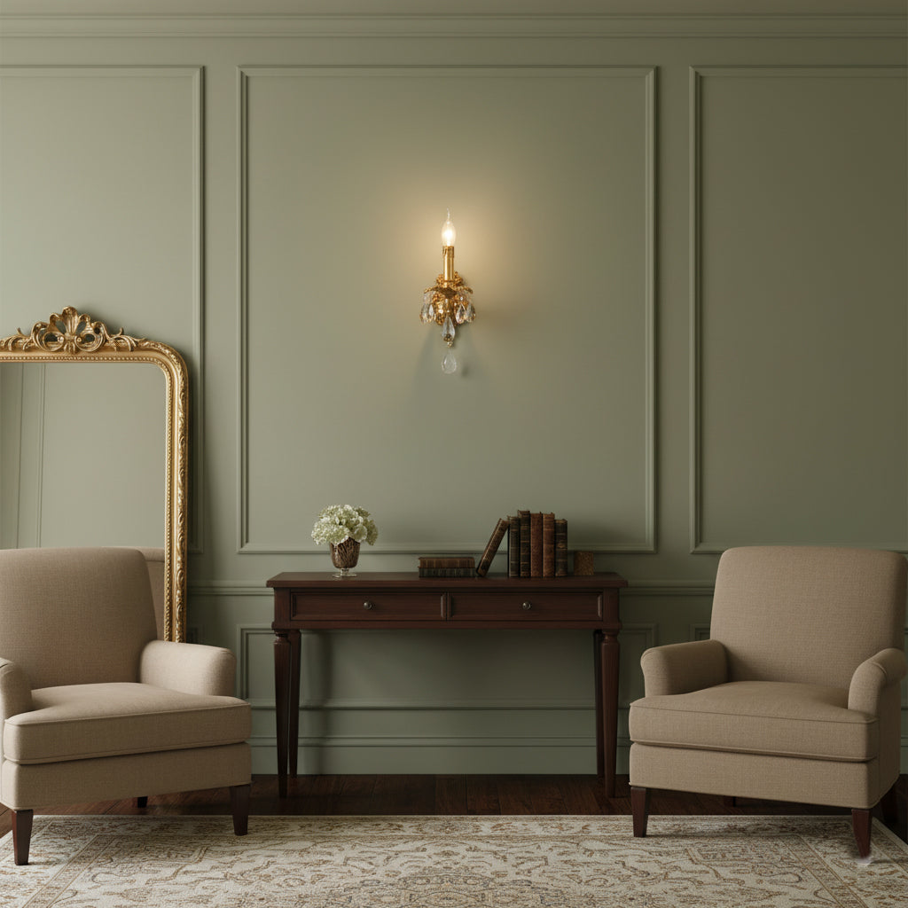 Adriana Brass Wall Lamp