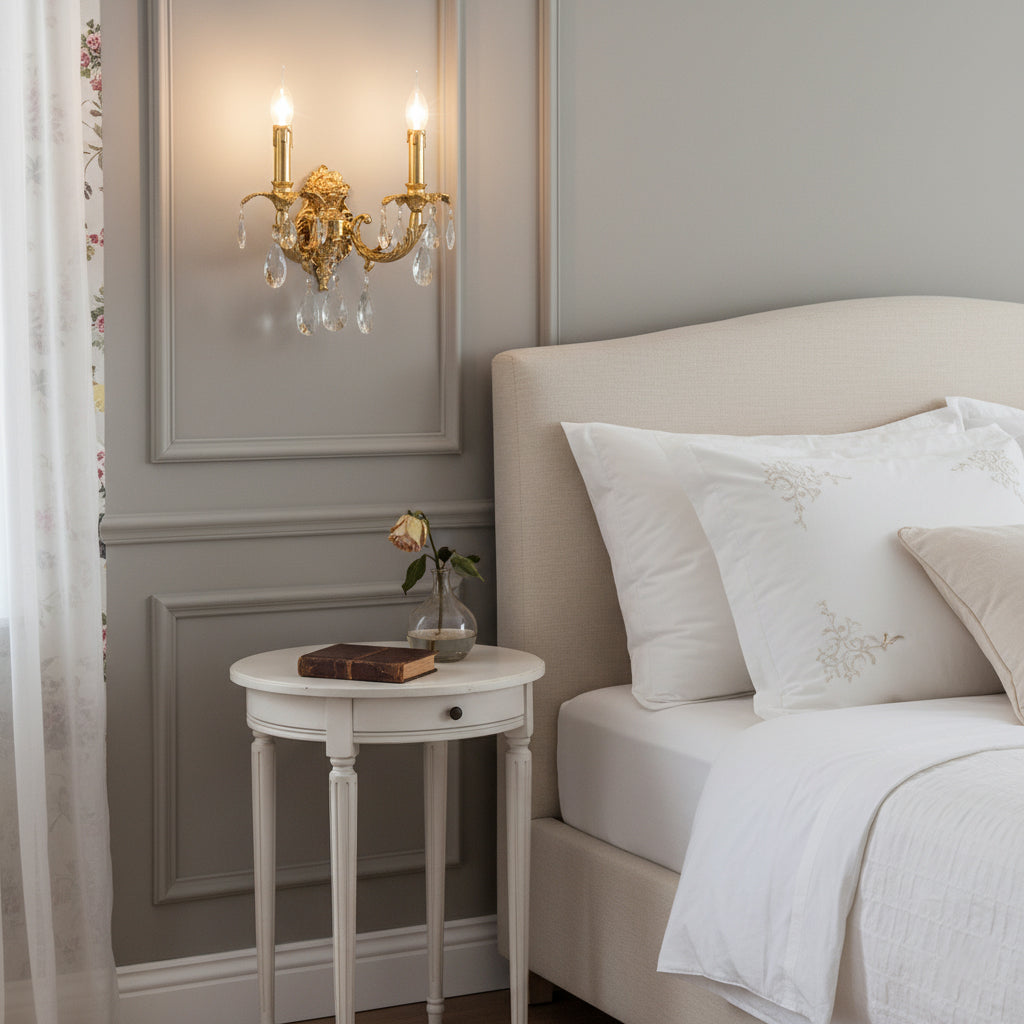 Adriana Brass Wall Lamp