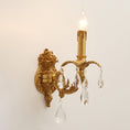 Load image into Gallery viewer, Adriana Brass Wall Lamp
