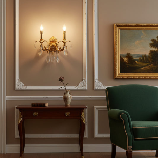 Adriana Brass Wall Lamp