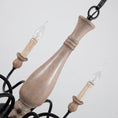 Bild in Galerie-Betrachter laden, Afralia Wooden Chandelier
