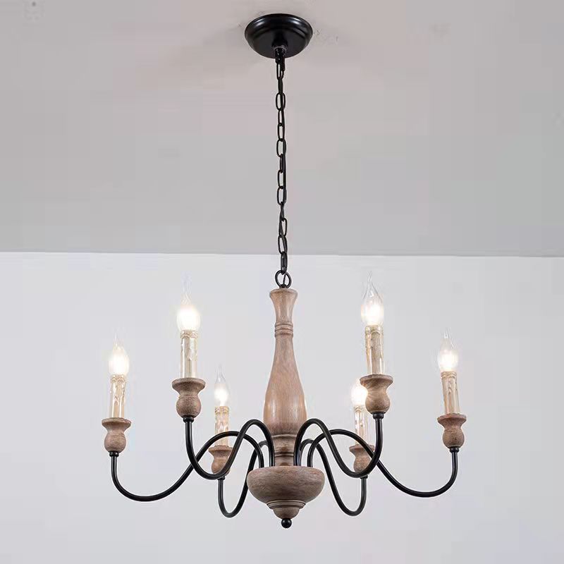 Afralia Wooden Chandelier