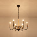 Bild in Galerie-Betrachter laden, Afralia Wooden Chandelier
