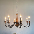 Bild in Galerie-Betrachter laden, Afralia Wooden Chandelier
