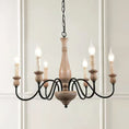 Load image into Gallery viewer, Afralia Wooden Chandelier
