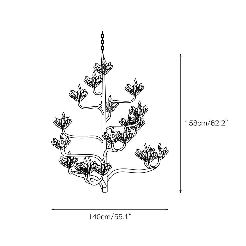 Agave Americana Chandelier