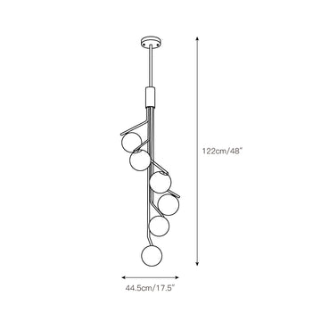 Ageet Pendant Light – detail 3 — Dimension drawings 1