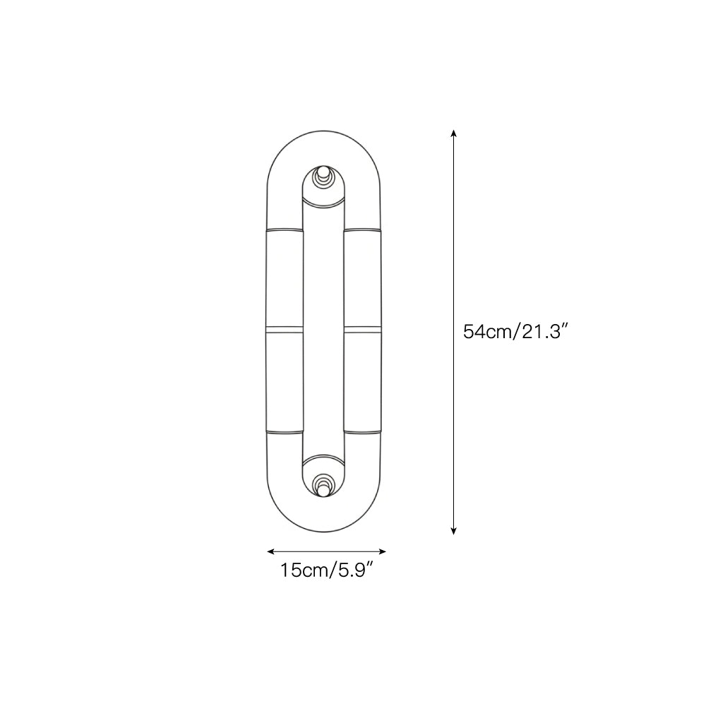 Alabaster Banded KoKo Sconce