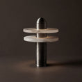 Load image into Gallery viewer, Alabaster Comet Table Lamp
