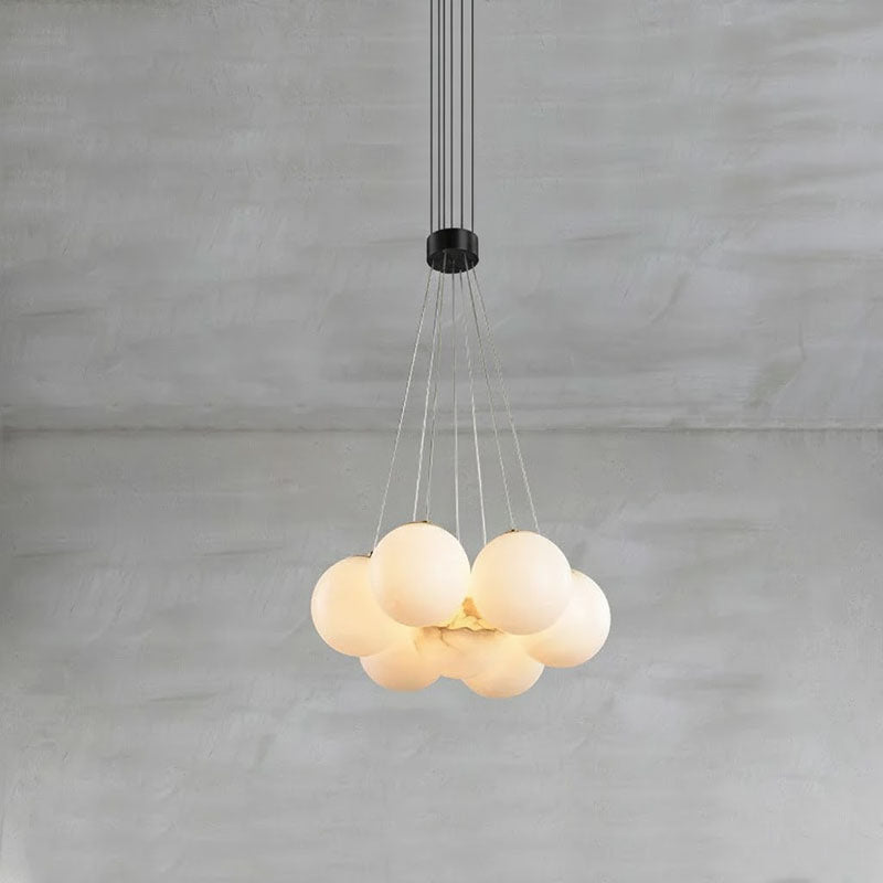 Alabaster Lunar Chandelier