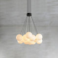 Load image into Gallery viewer, Alabaster Lunar Chandelier
