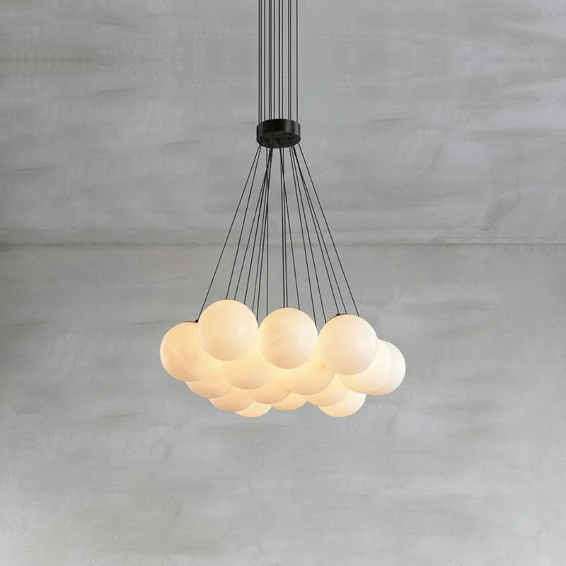 Alabaster Lunar Chandelier