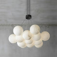 Load image into Gallery viewer, Alabaster Lunar Chandelier
