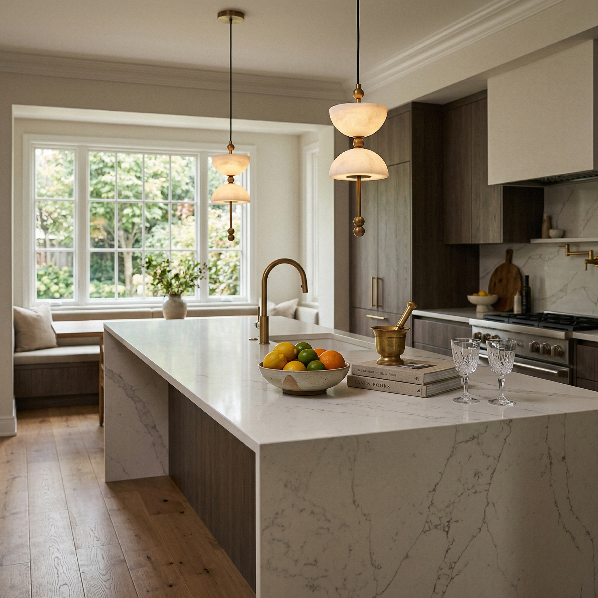 Lyra Alabaster Pendant Lamp – Radilum