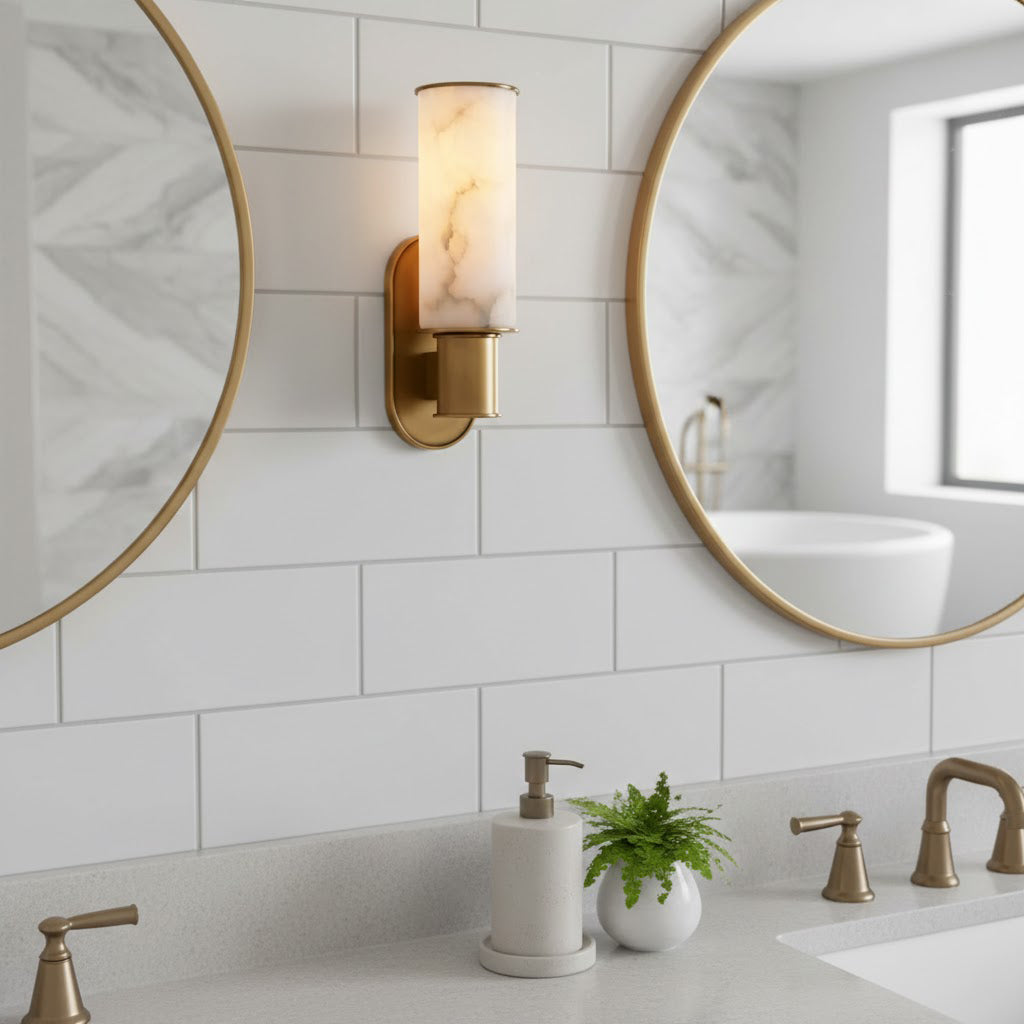 Harlin Alabaster Sconce