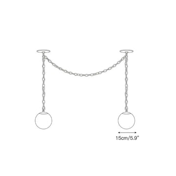 Alabaster Swag Pendant Lamp – detail 4 — Dimension drawings 2