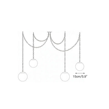 Alabaster Swag Pendant Lamp – detail 6 — Dimension drawings 4
