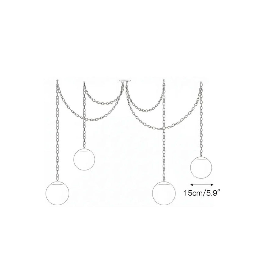 Alabaster Swag Pendant Lamp – detail 6 — Dimension drawings 4