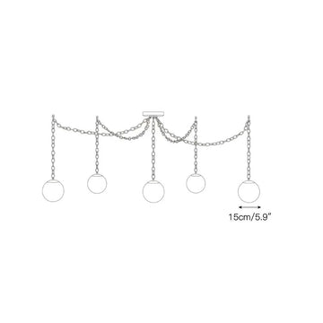 Alabaster Swag Pendant Lamp – detail 7 — Dimension drawings 5