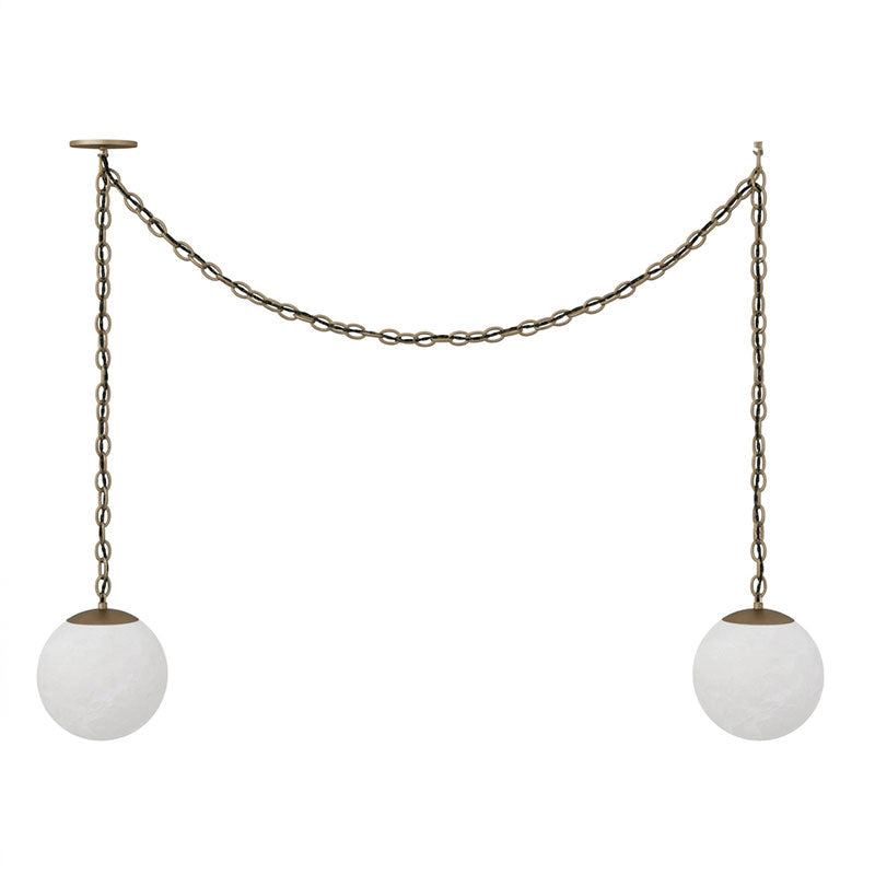 Alabaster Swag Pendant Lamp