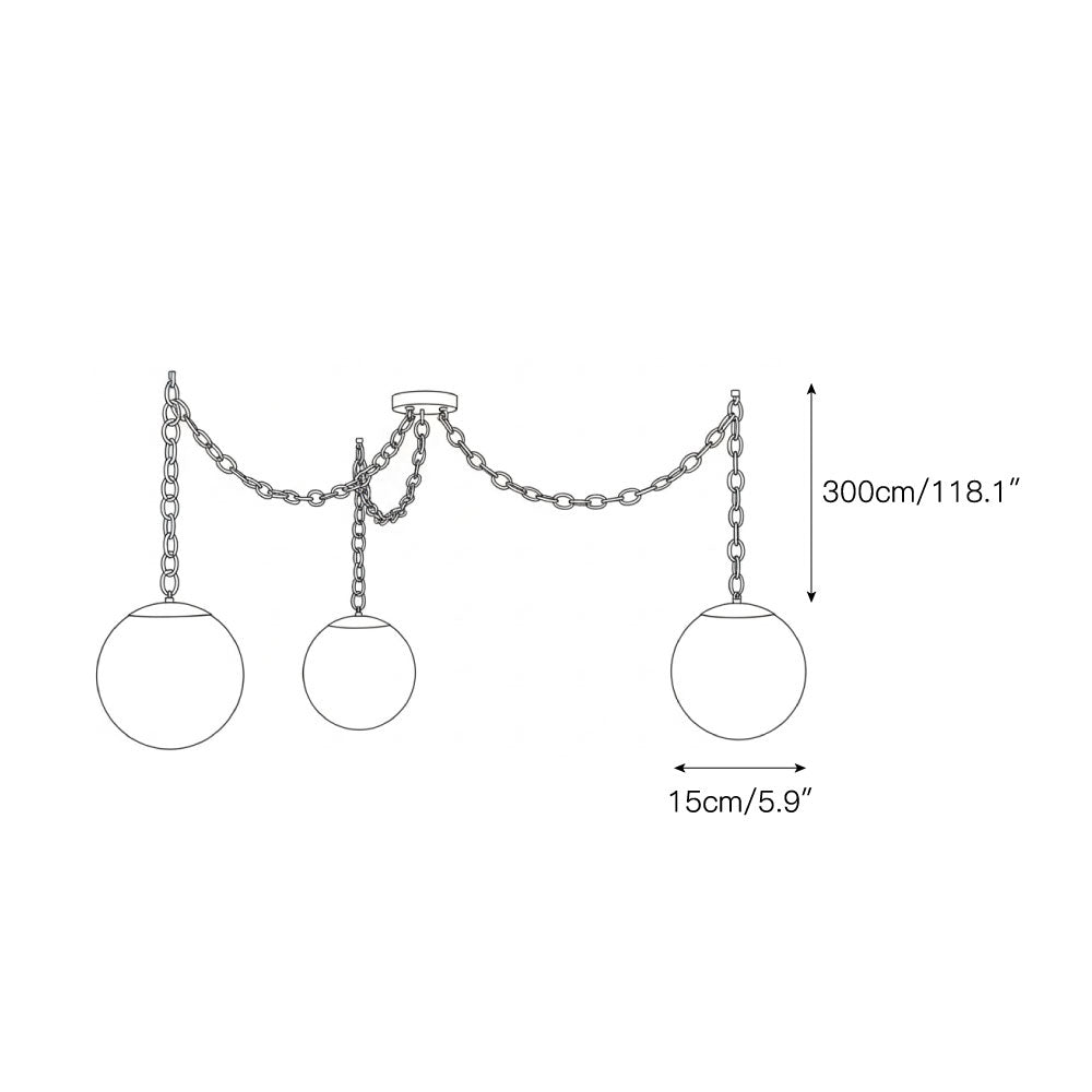 Alabaster Swag Pendant Lamp