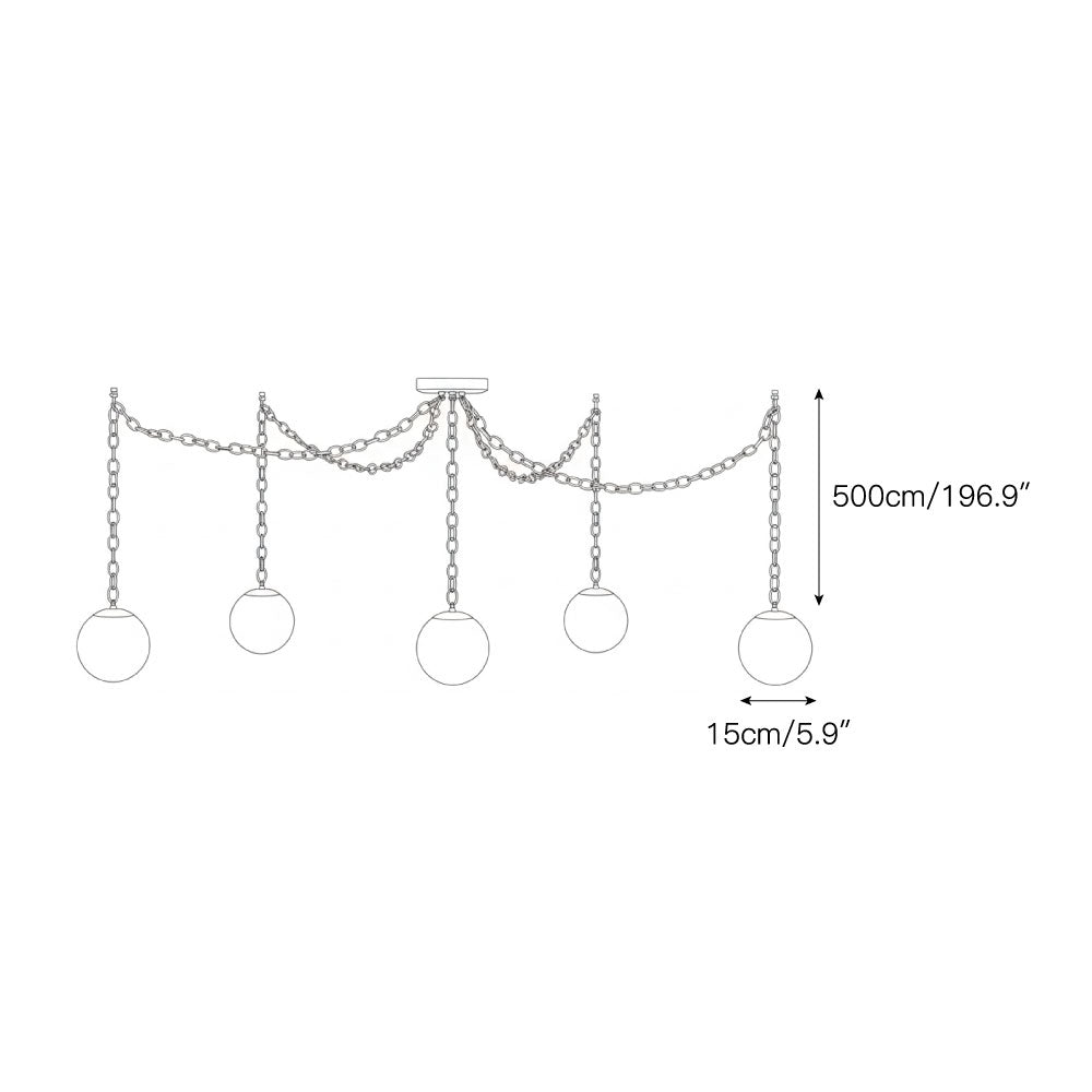 Alabaster Swag Pendant Lamp