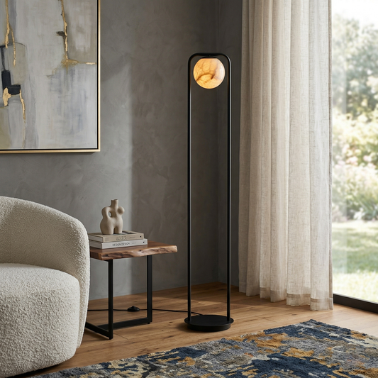 Tribeca Alabaster Floor Lamp