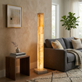 Bild in Galerie-Betrachter laden, Frozen Alabaster Floor Lamp
