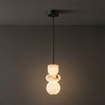 Load image into Gallery viewer, Alabaster Totem Pendant Lamp
