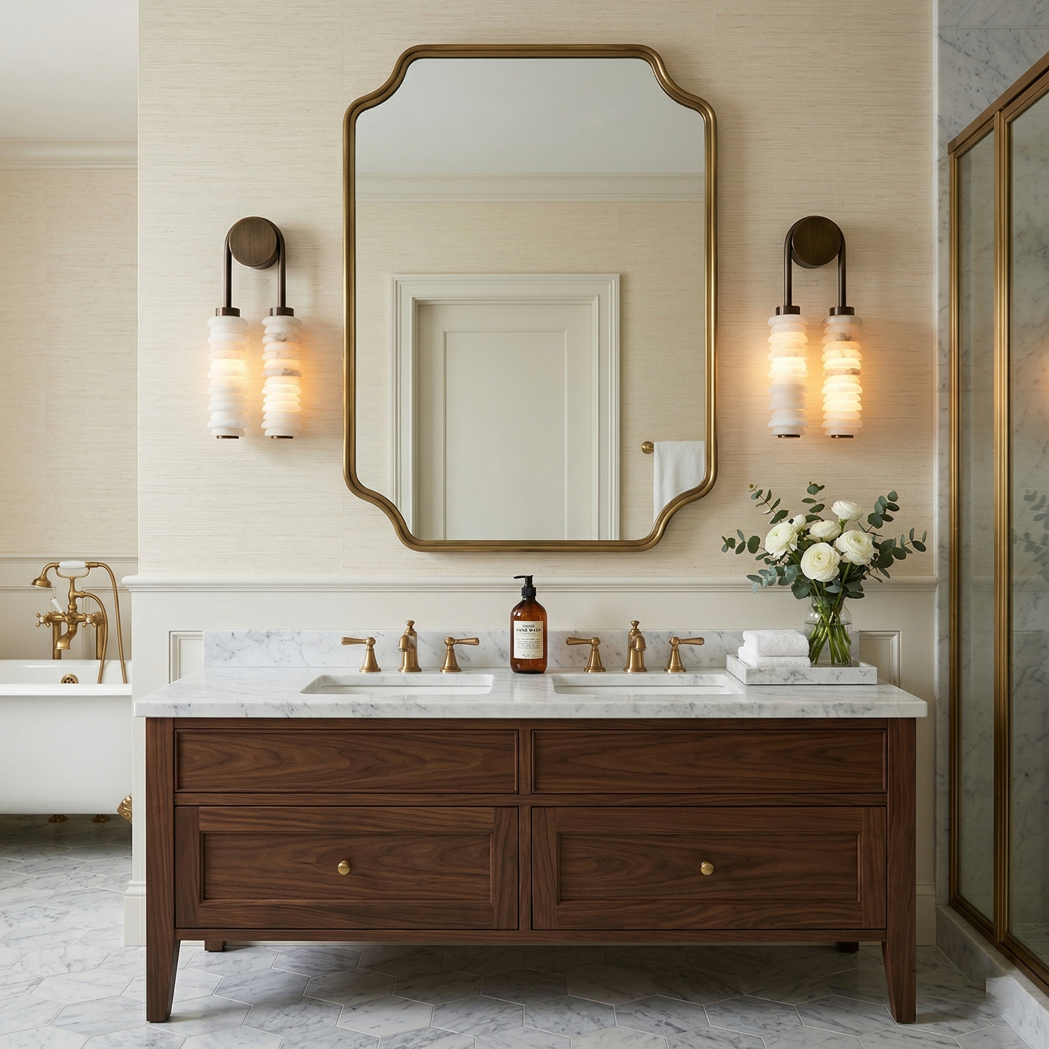 Payson Alabaster Wall Lamp